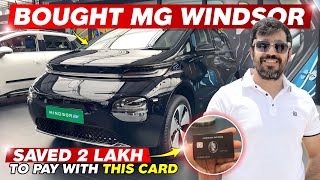 Purchased MG Windsor EV  Saved 2 lakh to pay with this card  Launching 2 DD Studios backtoback😍 [upl. by Terrance]