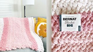 Chunky Crochet Baby Blanket Pattern with Easy Ruffle Border [upl. by Rosemary]