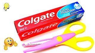 3 EASY DIY WITH COLGATE BOX HOW TO RECYCLE TOOTHPASTE BOX [upl. by Weingartner]