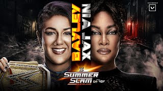 Bayley vs Nia Jax – WWE Women’s Championship SummerSlam Hype Package [upl. by Namyh892]