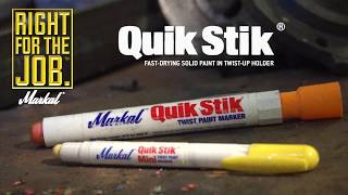 Markal® QUIK STIK®  Twistup Solid Paint Crayon [upl. by Dalohcin]