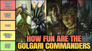 Which Goglari Commander Is The Most Fun  EDH Tier List  MTG [upl. by Nashom]