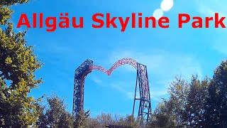 Allgäu SKYLINE PARK  Impressions 2015 HD AchterbahnenFahrgeschäfteRidesRollercoasters [upl. by Aydidey260]