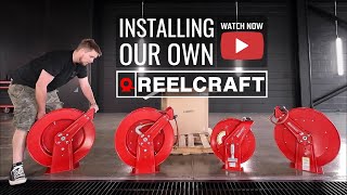 Installing a Reelcraft Hose Reel Bank in My Wash Bay [upl. by Amik603]