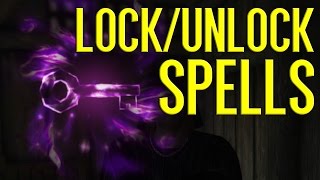 Lock And Unlock Spells  Skyrim Special Edition Mod Spotlight [upl. by Eneirda397]