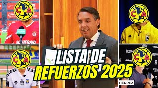 AZCARRAGA ORDENA LA COMPRA DE ESTOS 4 REFUERZOS DE LOCURA EN EL AMERICA TIRAN LA CASA POR LA VENTANA [upl. by Aonehc636]