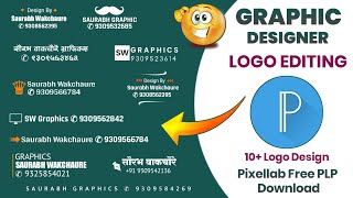 New Tranding Logo Editing In Pixellab  Photography Logo  Poster Logo  Logo Kaise Banaye  Logo [upl. by Eonak678]