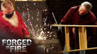 MASSIVE MALFUNCTION During Blade Test  Forged in Fire Season 8 [upl. by Adnarram]