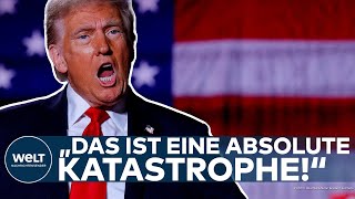 USWAHL 2024 quotDas ist eine absolute Katastrophequot Donald Trump wird neuer Präsident der USA [upl. by Ydnas517]