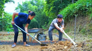 Quickly construct the foundation for the new resettlement site granted by the commune government [upl. by Reviel]