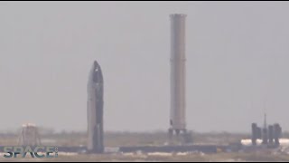 SpaceX Starship SN20 rolled back to launch site in timelapse [upl. by Catto]