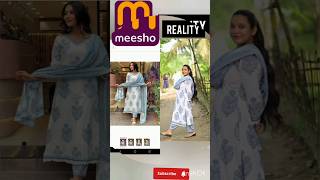 quotReality Check Meeshos Cotton Kurta Sets vs Expectationsquot 📊meesho reality ytshorts shorts [upl. by Sophi109]