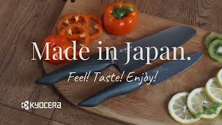 KYOCERA INNOVATION Black Ceramic Knife Series [upl. by Ruben893]