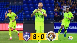 JOHOR DARUL TAZIM  8  vs  0  BALESTIER KHALSA FC • FRIENDLY MATCH 2024 [upl. by Obidiah]