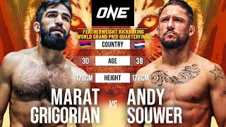 Marat Grigorian vs Andy Souwer  Full Fight Replay [upl. by Kalindi]