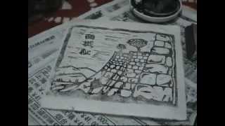 Japanese Woodblock Printing [upl. by Orutra]