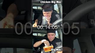 Can I eat the Big Mac or Chicken Big Mac Faster [upl. by Aynosal940]