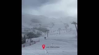 La neige est arrivée sur les stations savoyardes [upl. by Amargo]