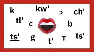 Dakelh Alphabet 5 Glottalized Consonants Lheidli Dialect [upl. by Vokaay]