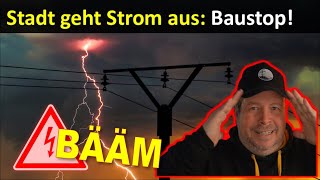 Sonder Erster deutschen Stadt geht der Strom aus  Oranienburg verhängt Bausstopps [upl. by Erdman]