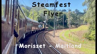 Steamfest Flyer Morisset to Maitland Australian Steam Trains [upl. by Chee]