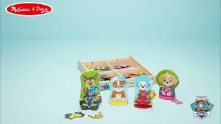 Paw Patrol Disfraces magnéticos  Melissa amp Doug [upl. by Ycak29]