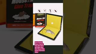 Mouse Catcher Trap Glue Book Rat Killer Glue Mat Mouse Killer Insect Cockroach Killer insectscreen [upl. by Isayg]