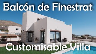 Inside a Customisable Modern Villa at Balcon de Finestrat  Anveran Real Estate [upl. by Calise]