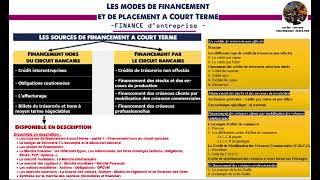 Les sources de financement partie 2  Le financement par le circuit bancaire [upl. by Kuhlman]