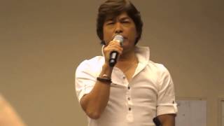 Toru Furuya doing Yamchas attack Animazement 2014 [upl. by Golightly]