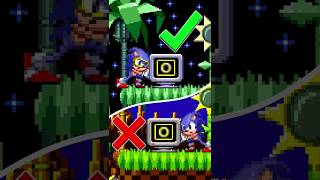 Sonic 1 but Sonic is IN SPACE 🪐 Sonic Forever Mods Shorts sonicshorts [upl. by Atirahs]