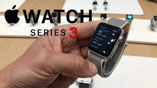 Handson with Apple Watch Series 3 [upl. by Bertolde191]