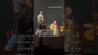 Post Malone Invites 12YearOld Fan Onstage to Perform [upl. by Lars]