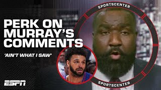 Perk on Jamal Murray disregarding Anthony Edwards defense 🗣️ AINT WHAT I SAW  SportsCenter [upl. by Curzon]