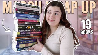 I read 19 books in March  March Wrap Up 💖✨ [upl. by Roi339]