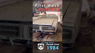 Barn Find Dodge Charger First Wash in 40 Years  Satisfying 1984 Restoration [upl. by Westney]