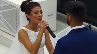 Noiva Carolina canta para o Noivo Davi  Oração de Amor  Arianne [upl. by Assiroc]