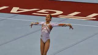 Erika Pinxten  Floor Final  FX  World Cup 2022 [upl. by Roxine]