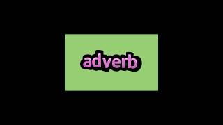 Did you know Adverbs tell you howWhenWhere⏰englishadverbsgrammarshortsytshortsyoutubeshorts [upl. by Weider]