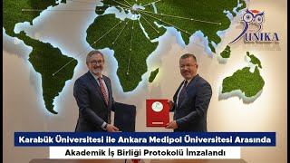 KBÜ ile Ankara Medipol Üniversitesi Arasında Akademik İş Birliği Protokolü İmzalandı [upl. by Schuman]