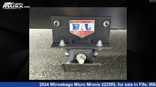 Magnificent 2024 Winnebago Micro Minnie Travel Trailer RV For Sale in Fife WA  RVUSAcom [upl. by Vince]