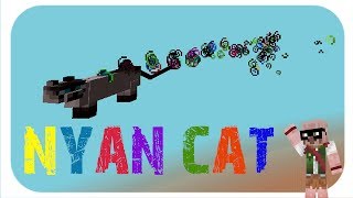 Minecraft  die NYAN CAT  in 3 verschiedenen Varianten [upl. by Nylodnarb155]