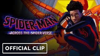 SpiderMan Across The SpiderVerse Exclusive Clip 2023 Shameik Moore Oscar Isaac [upl. by Ninetta980]