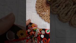 Handmade hair bows navratri hair bows smallbusiness navratri hair accessories shorts [upl. by Daly]