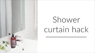 Shower curtain hack [upl. by Quintina643]