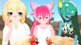 Confession Time with My Loli Waifu Gets WEIRD in Viva Project VR [upl. by Arther]