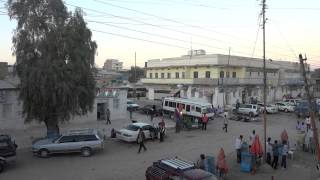 Hargeisa street scene behind Hotel Oriental Somaliland [upl. by Abigael]