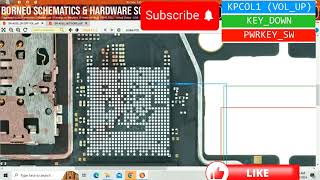 Samsung A055 power volumes keys schematic diagram  samsung a05 power keys borneo ways and circuits [upl. by Sine270]