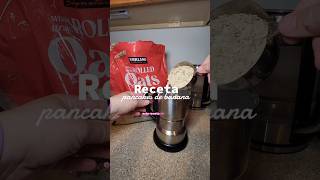 Receta de pancakes de banana pancakes bananapancakes recetafacil [upl. by Xantha]