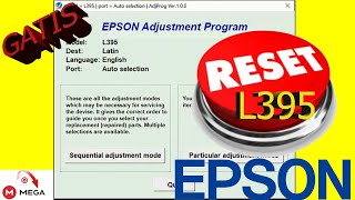 Resetear almohadillas EPSON L395 [upl. by Lorrimor]